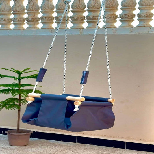 🎠 أرجوحة أطفال منزلية آمنة ومريحة! 🏡👶